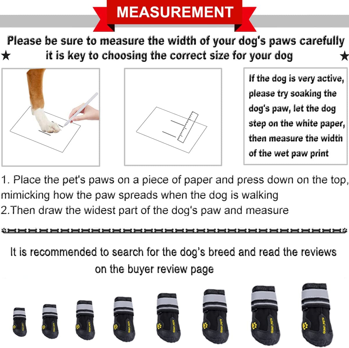 High-Performance Dog Footwear for Large and Medium Breeds - Winter and Summer Protection, Water-Resistant, Skid-Resistant Sole for Indoor and Outdoor Use