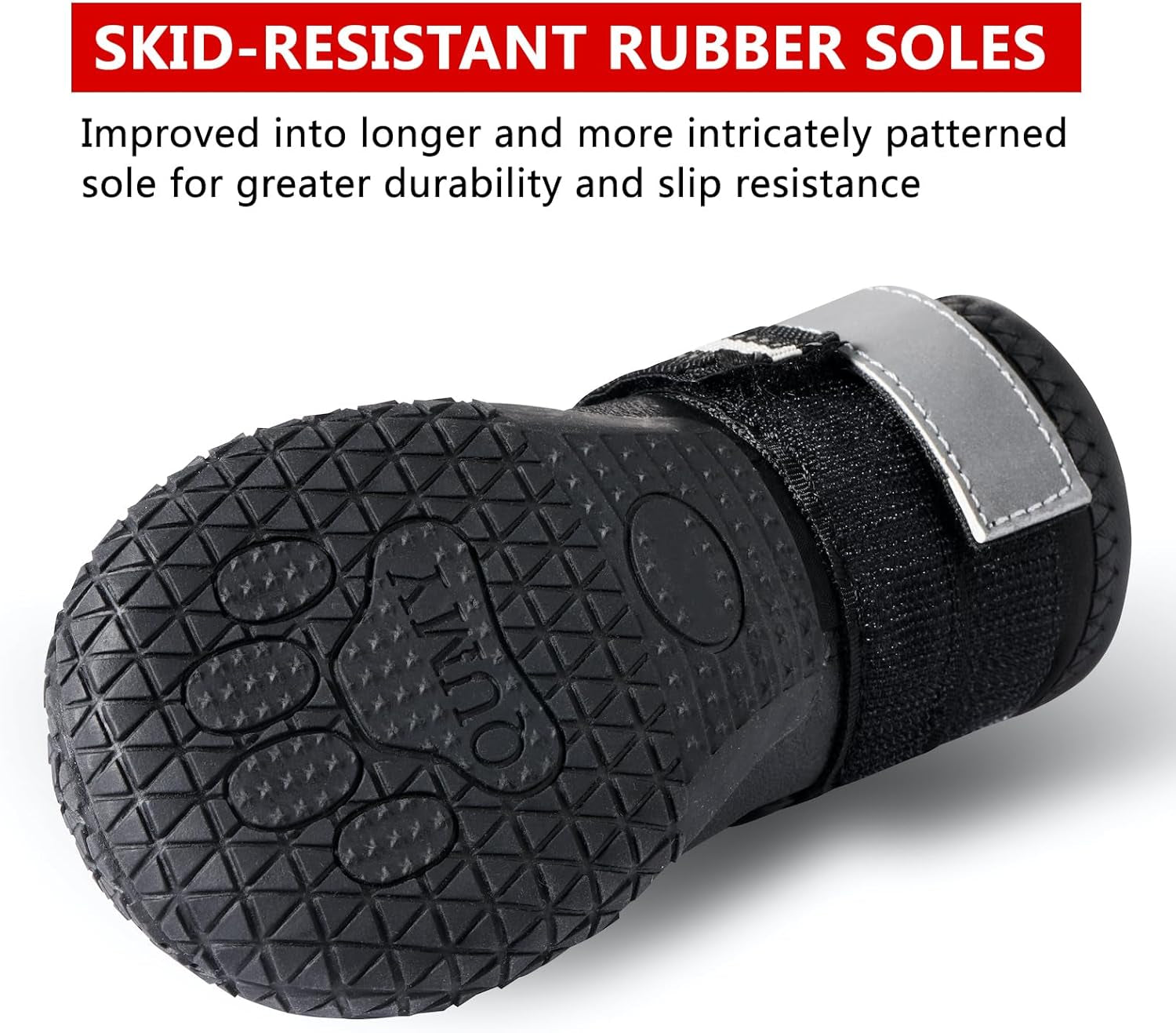 High-Performance Dog Footwear for Large and Medium Breeds - Winter and Summer Protection, Water-Resistant, Skid-Resistant Sole for Indoor and Outdoor Use