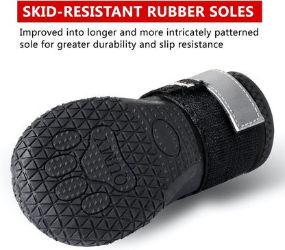 High-Performance Dog Footwear for Large and Medium Breeds - Winter and Summer Protection, Water-Resistant, Skid-Resistant Sole for Indoor and Outdoor Use